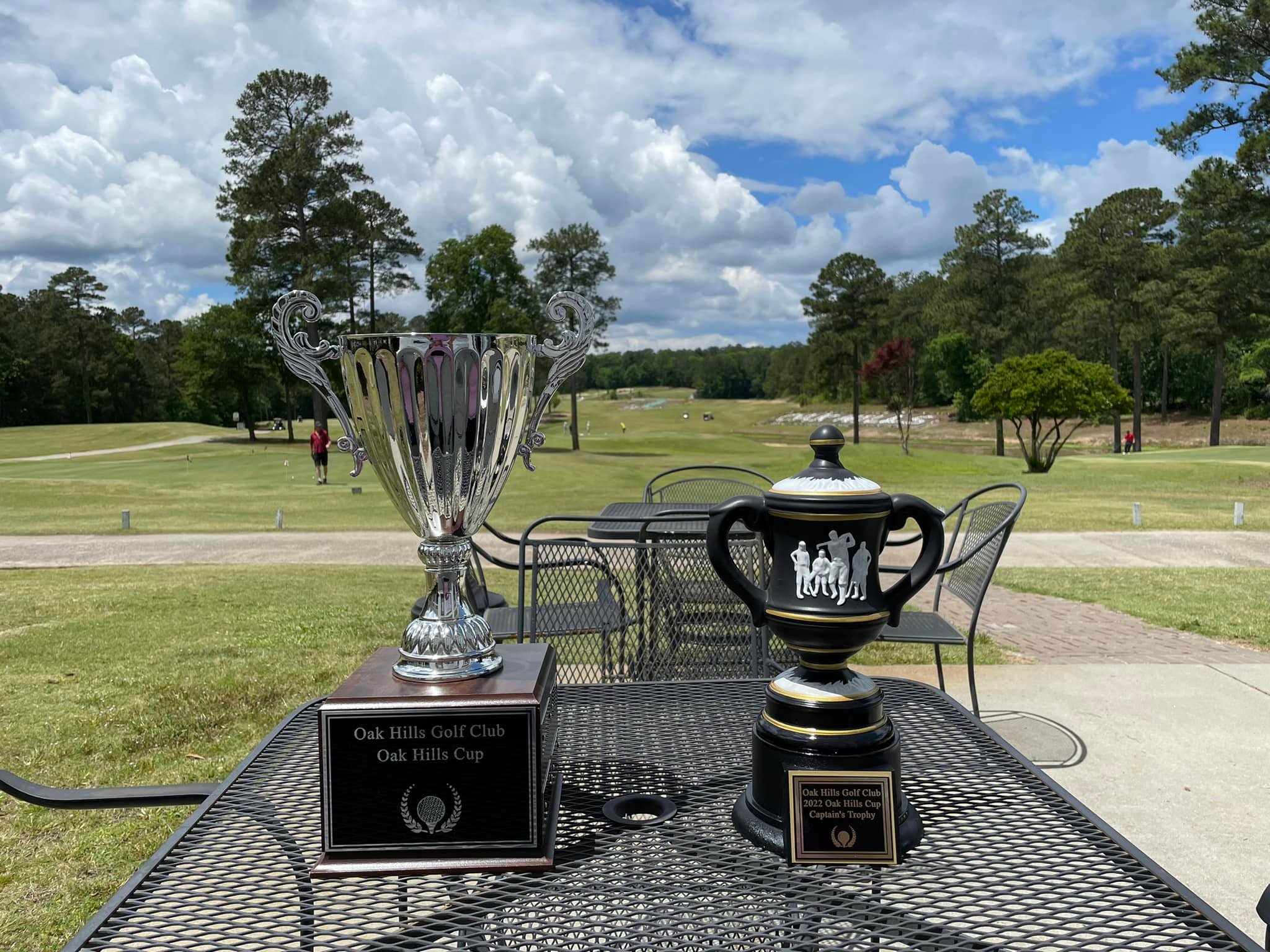 Trophies for tournament winners